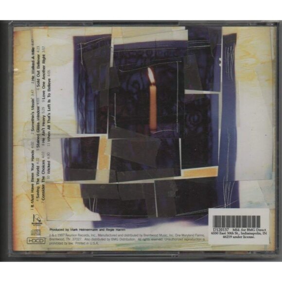 Clay Crosse Stained Glass CD  Reunion Records 1997 Club Edition Christian Rock - Picture 2 of 8